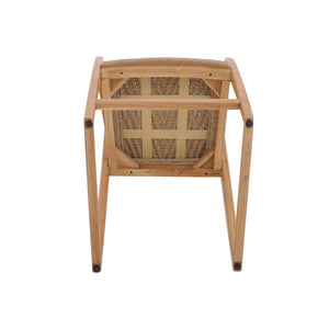 Ubud Natural Teak Indoor/Outdoor Bar Stool - 30"