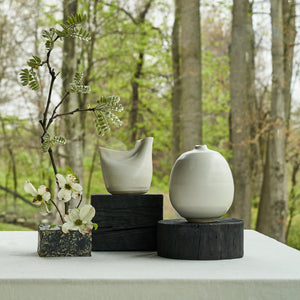 Round Pedestal Wood Base