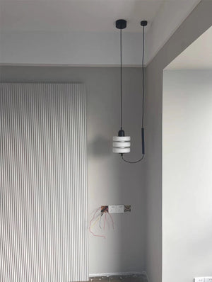 Japanese Minimalist Glass Pendant Light
