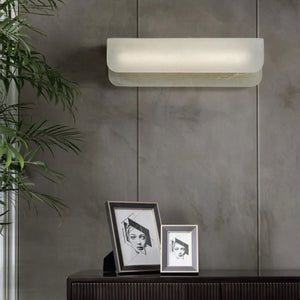 Jorge White Marble Wall Lamp