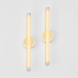 Kilter Wall Light in Solid Brass - Set of 2