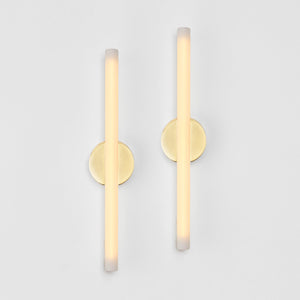 Kilter Wall Light in Solid Brass - Set of 2