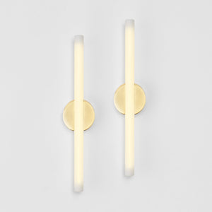 Kilter 1.0 Wall Light in Solid Brass - Set of 2