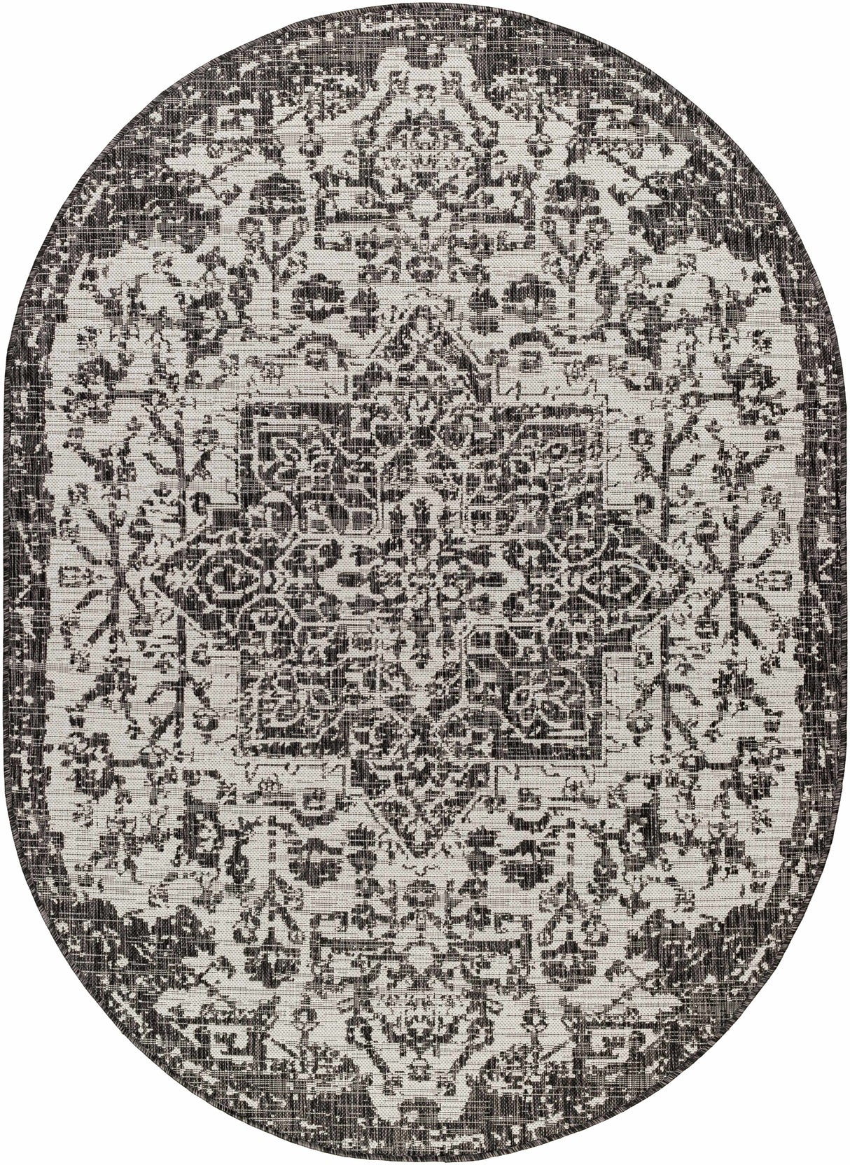 Charcoal Kilmacolm Indoor & Outdoor Rug - Clearance
