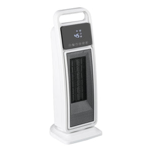 Portable PTC Ceramic Electric Heater & Fan 2000W with Remote Control, 2 Heat Settings, Safety Protection