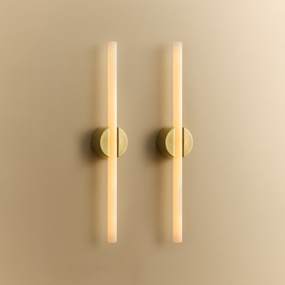 Kilter 1.0 Wall Light in Solid Brass - Set of 2