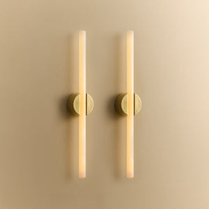 Kilter 1.0 Wall Light in Solid Brass - Set of 2