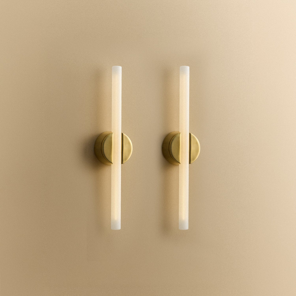 Kilter 1.0 Wall Light in Solid Brass - Set of 2