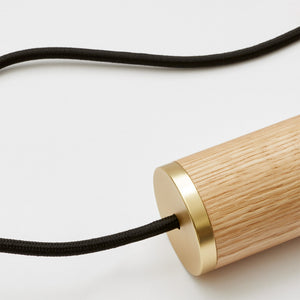 Knuckle Pendant in Oak
