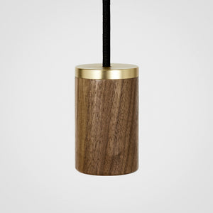 Nine Pendant in Walnut