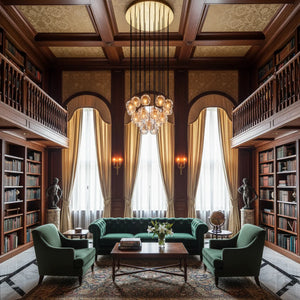 Kristal Crystal Round Cluster Chandelier