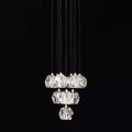 Kristal Crystal Round Cluster Chandelier
