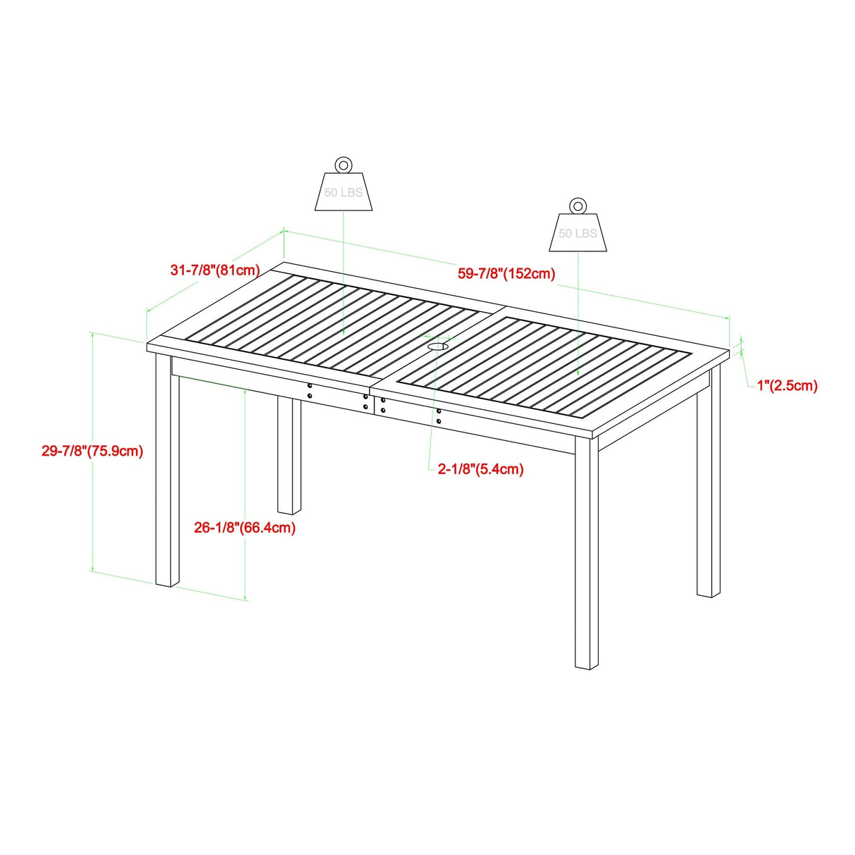 Midland 7-Piece Outdoor Patio Dining Set with Cushions