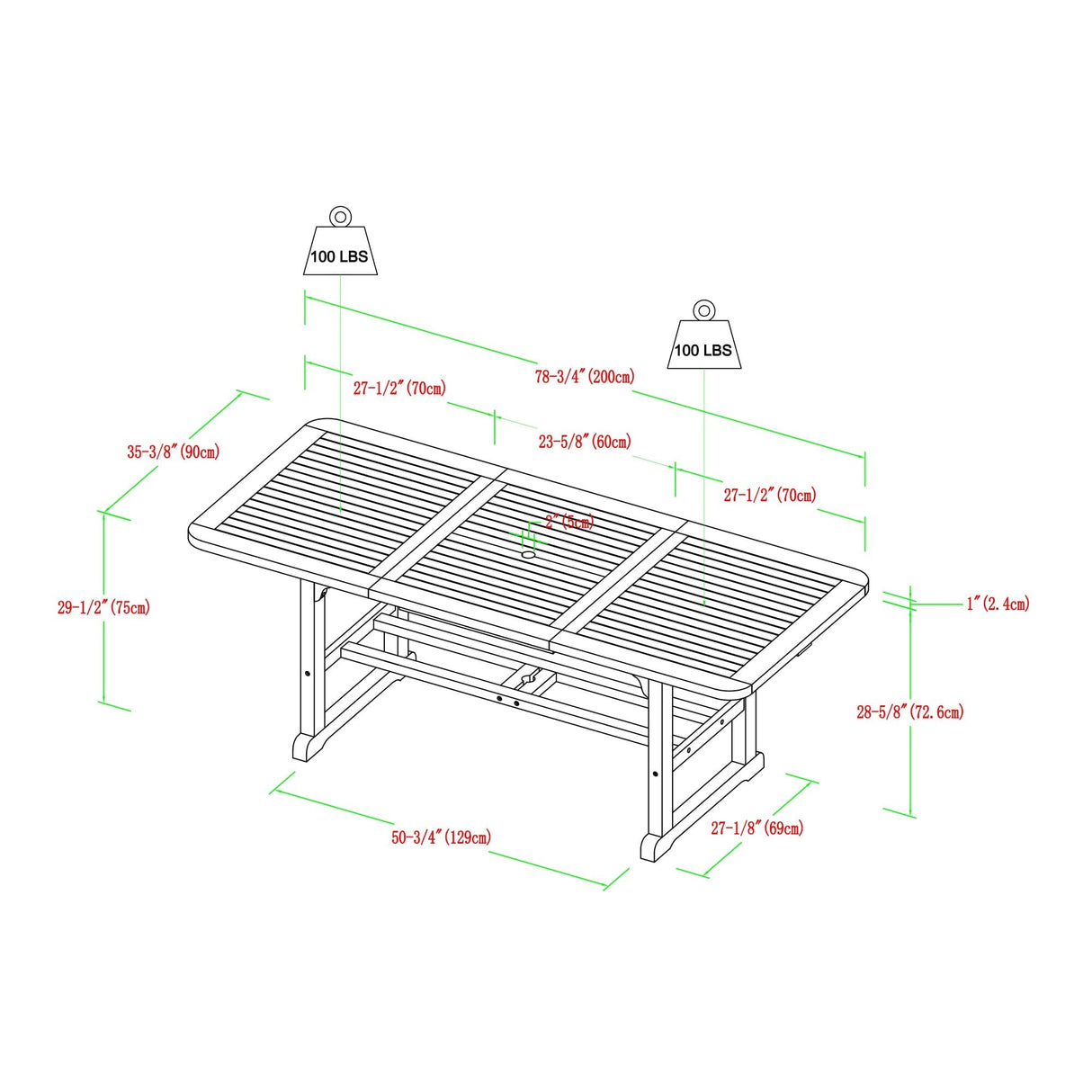 Midland 7-Piece Outdoor Patio Dining Set with Cushions
