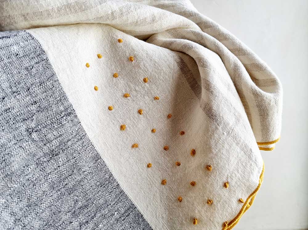 Ivory Throw Blanket