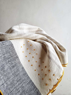 Ivory Throw Blanket