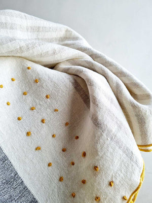 Ivory Throw Blanket