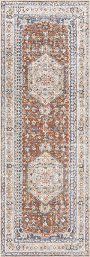 Gael Rust Boutique Washable Rug