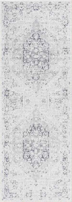 Akram Antrasit Flat Pile Washable Rug