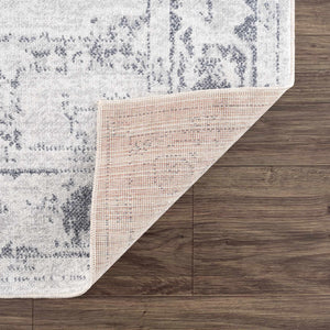 Akram Antrasit Flat Pile Washable Rug