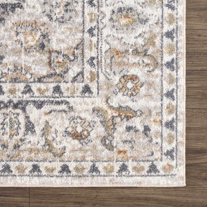Cream Hiti Washable area rug