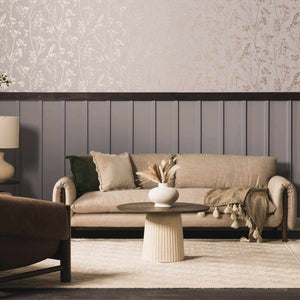 Ramsbury Beige Trellis Wool Rug