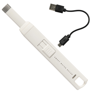Slate White Large Electric Lighter