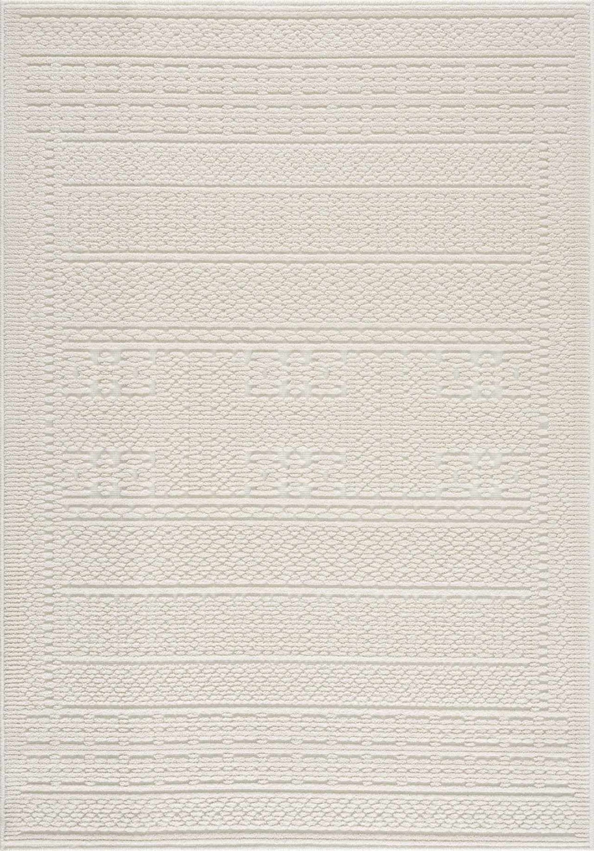 Bahar Cream Washable Area Rug