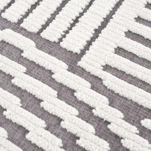 Deron Gray Rainbow Washable Rug
