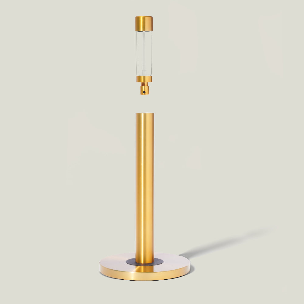The Obscura Paper Towel Holder plus Spray Bottle