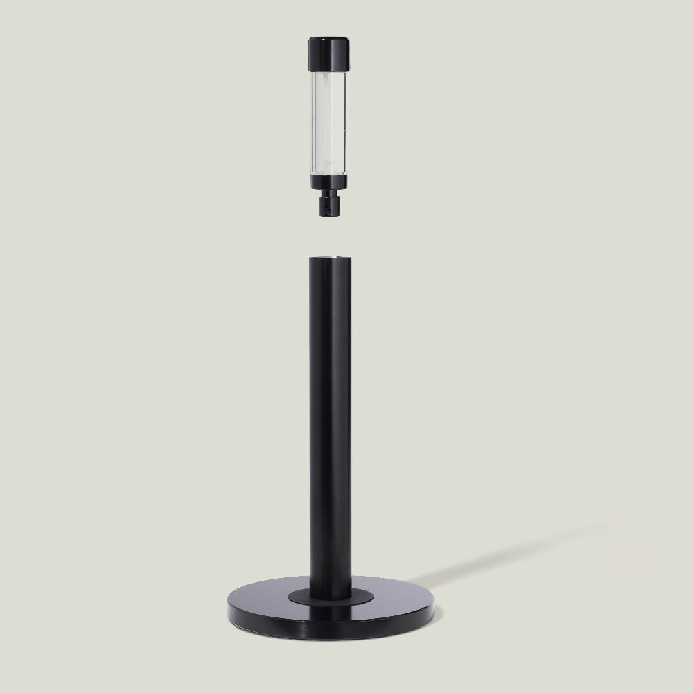 The Obscura Paper Towel Holder plus Spray Bottle