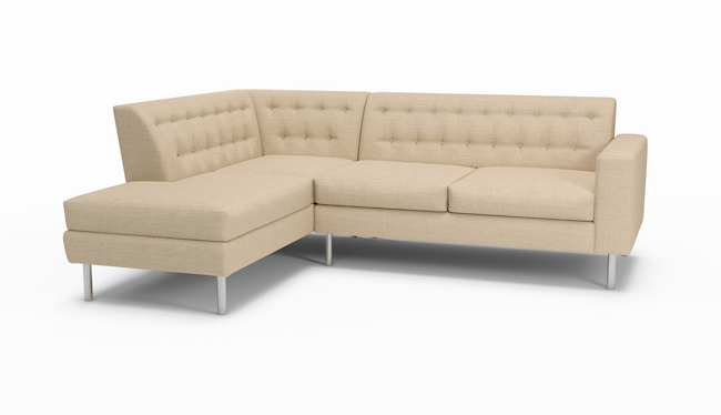 Le Jace | Sectional Left Sofa Bumper | 80" x 94" | Latex | Eco-Friendly | STYLNN®️