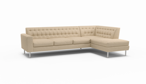 Le Jace | Sectional Right Sofa Bumper | 124" x 80" | Latex | Eco-Friendly | STYLNN®️