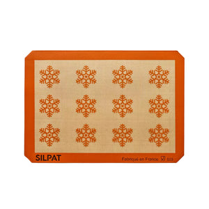 Silpat Snowflake Half Size Baking Mat - Limited Edition