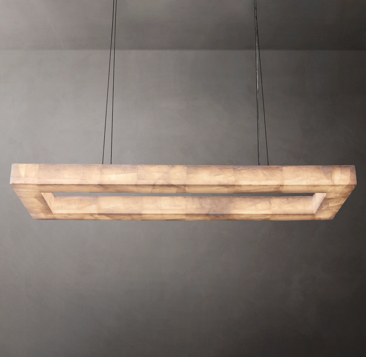Liviji rectangular Chandelier 54"