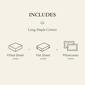 Long-Staple Cotton Bed Sheet Set