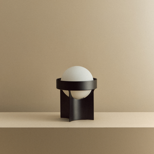 Loop Table Lamp in Dark Grey + Sphere IV