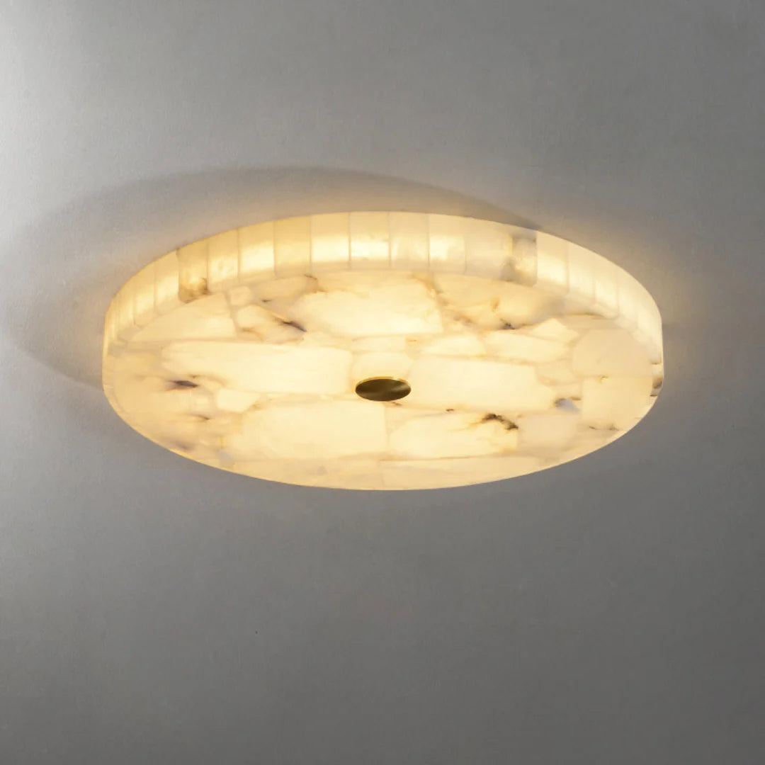 Luminous Alabaster Ceiling Light
