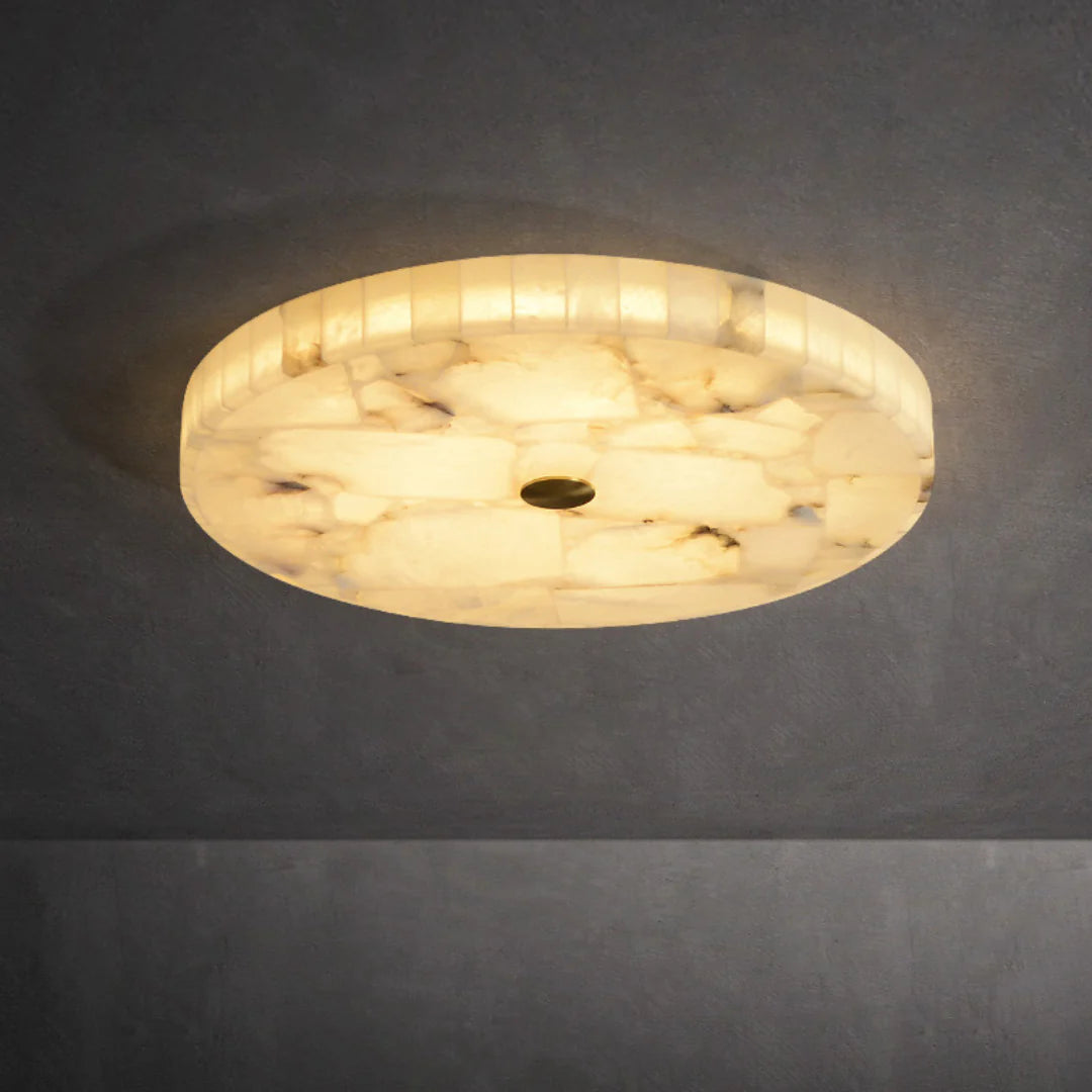 Luminous Alabaster Ceiling Light