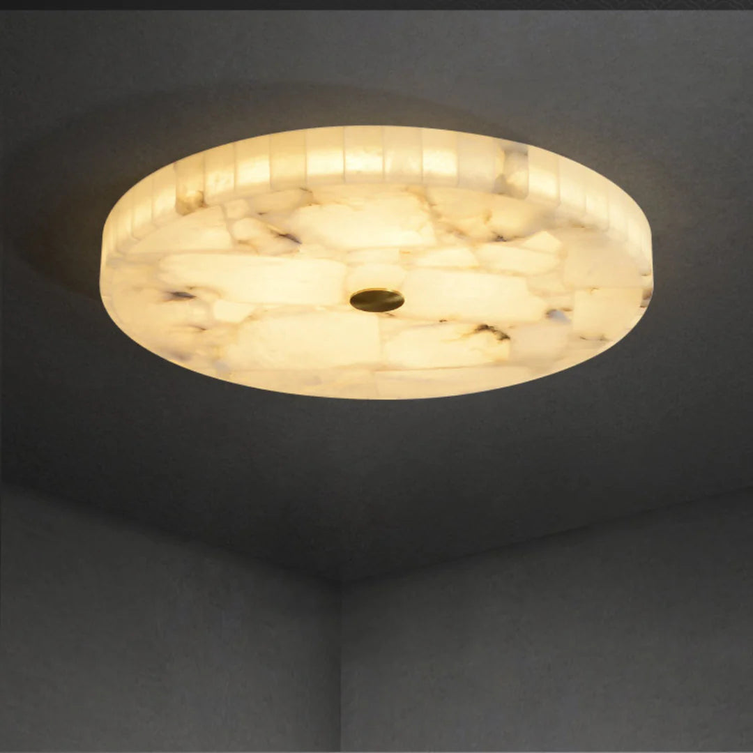 Luminous Alabaster Ceiling Light