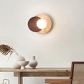 Lunar Eclipse Travertine Wall Lamp