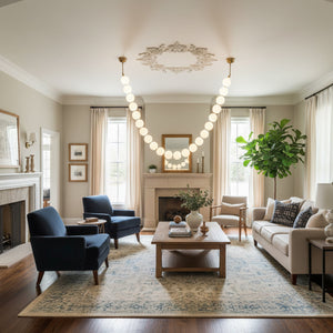 Luxurious Pearl Necklace Chandelier