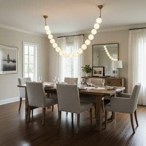 Luxurious Pearl Necklace Chandelier