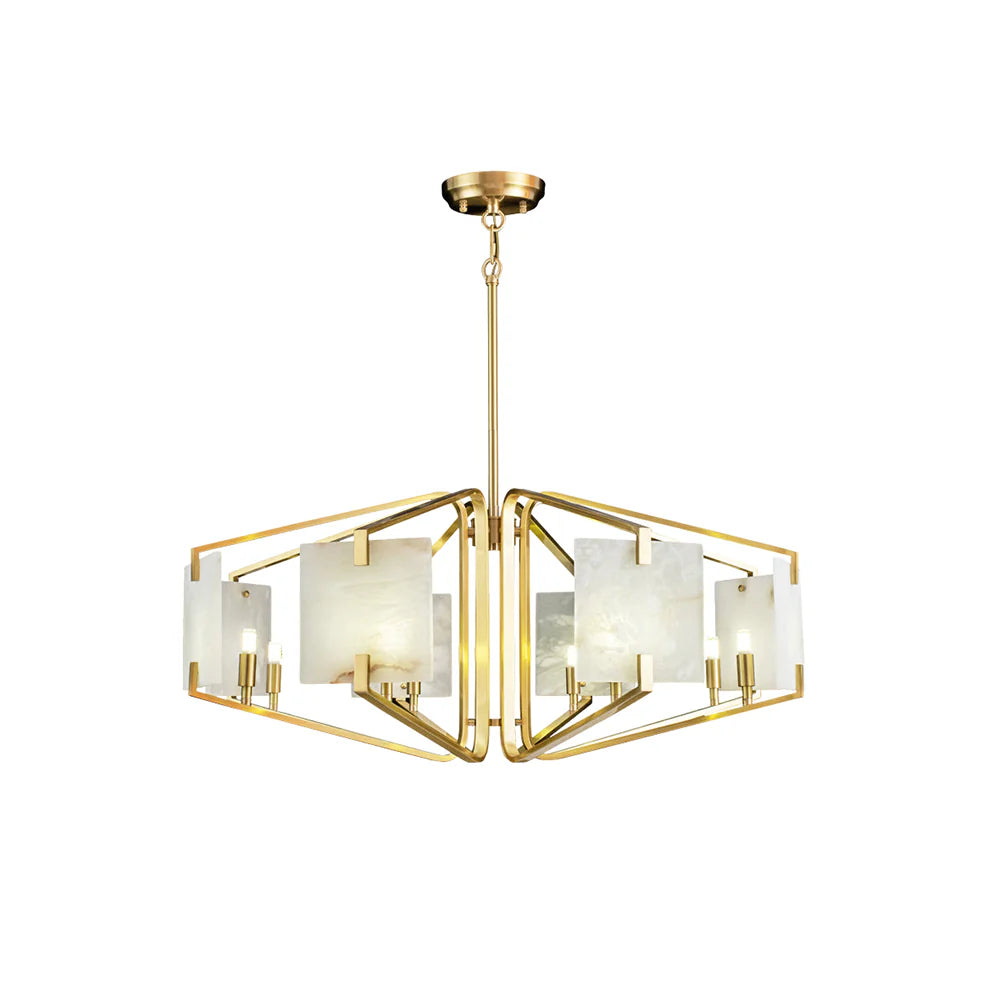 Luxury Alabaster Appareil Chandelier
