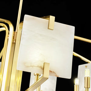 Luxury Alabaster Appareil Chandelier