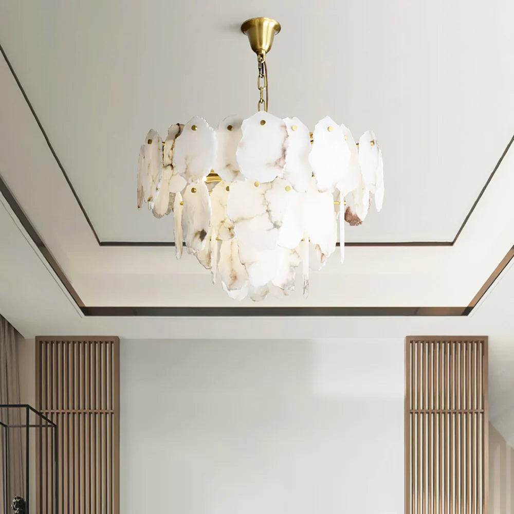 Luxury Gloire Alabaster Chandelier