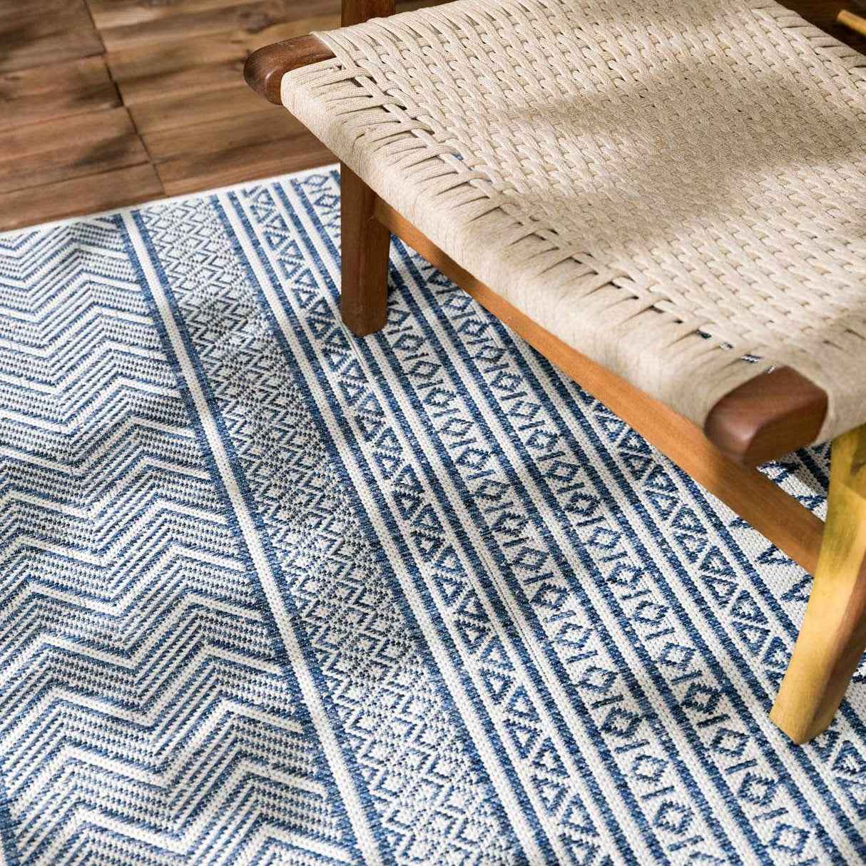 Madras Green All Over Performance Rug