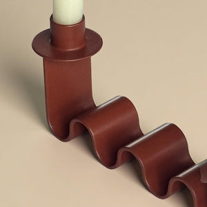 Helen Red Candle Holder by MESO