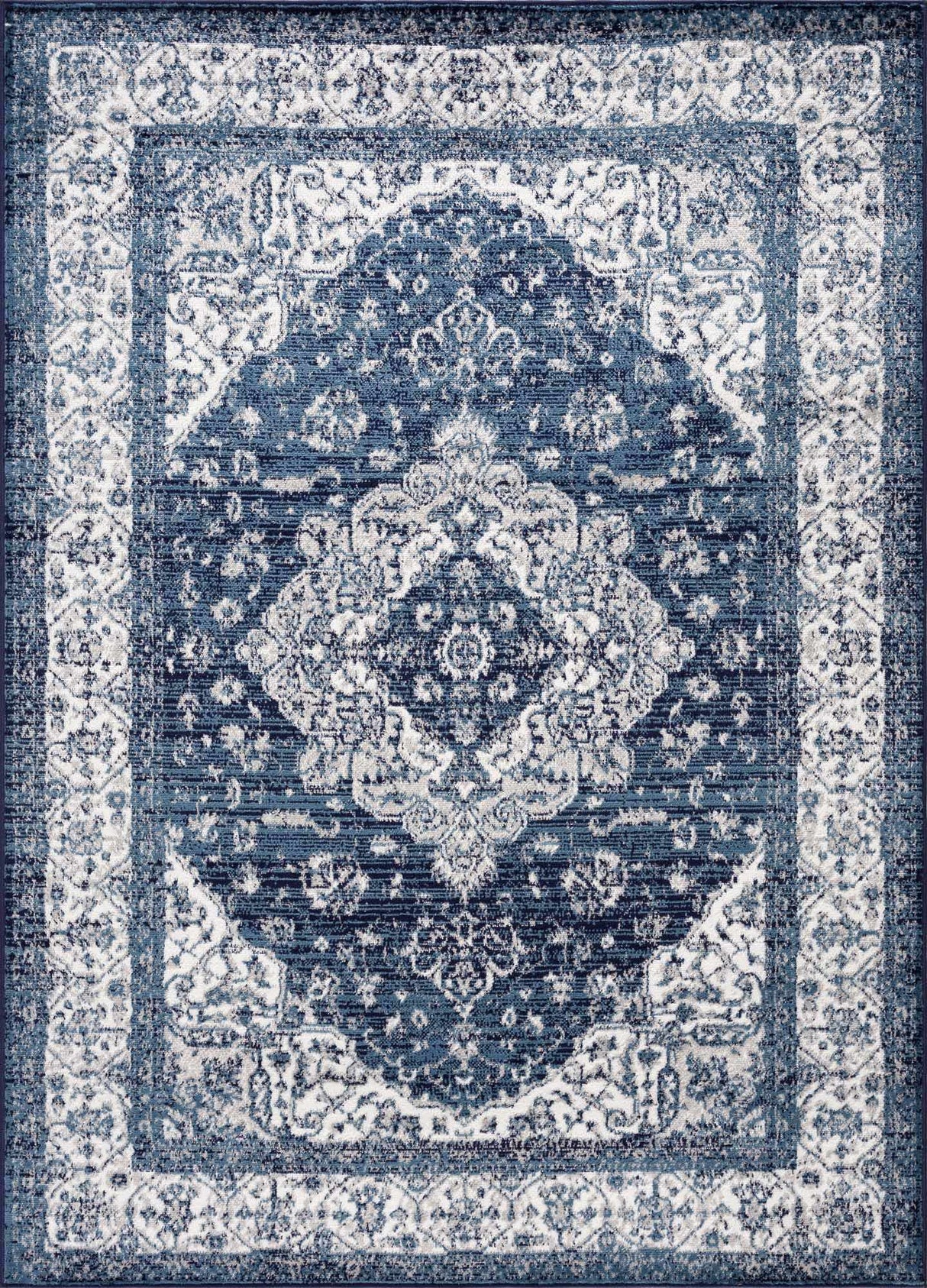 Billy Blue Medallion Rug - Promo