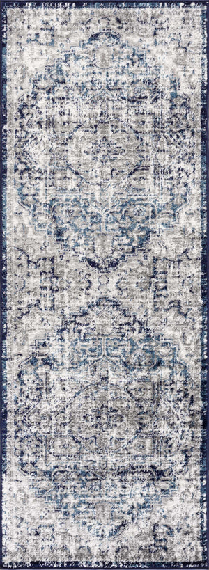 Hauteloom Buenaventura Navy Area Rug - Promo